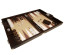 Backgammon set Proffs XL Wycliffe Brothers in Brown (0170)