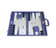 Silverman & Co Favour M backgammon-set i blått (4132)