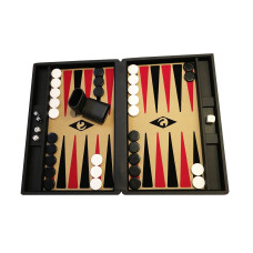 Backgammon board M Popular 36 mm Stones BL-be-bl-re