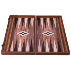 Backgammon Board in Walnut Poseidon L