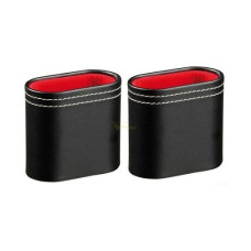 Oval Dice cups Budget Vinyl  in Black 