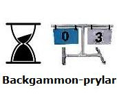 Backgammon-prylar