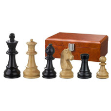 Wooden Chessmen Ludwig XIV hand-carved KH 95 mm