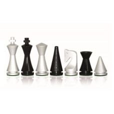 Modern Chessmen Pyramid Glossy KH 75 mm
