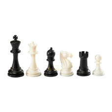 Chessmen plastic Nerva in Black and White KH 95 mm
