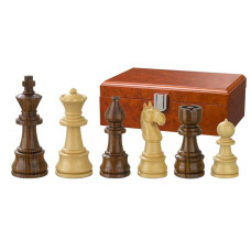 Wooden Chessmen hand-carved Theoder KH 95 mm