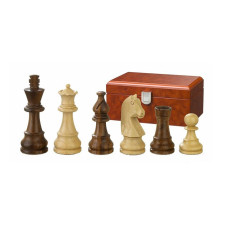 Wooden Chessmen hand-carved Titus KH 76 mm