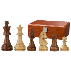 Wooden Chess pieces Hand-carved Sigismund KH 95 mm (2066)