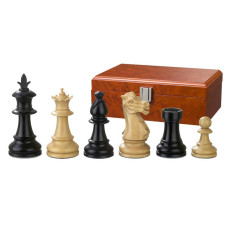 Wooden Chess pieces Hand-carved Macrinius KH 83 mm (2204)