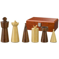 Wooden Chess pieces 90 mm Modern Style Galba (2230)