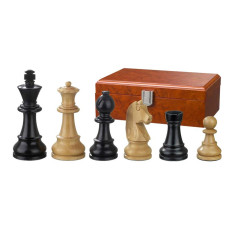 Wooden Chess pieces Ludwig XIV hand-carved KH 90 mm (2122)
