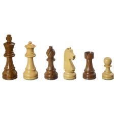 Wooden Chess pieces hand-carved Arcadius KH 95 mm (2007)