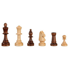 Chess pieces of Alder hand-carved Heinrich KH 97 mm