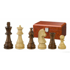 Wooden Chess pieces hand-carved Titus KH 83 mm (2052)