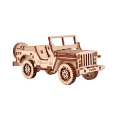 Wooden 3D puzzle Safari Car