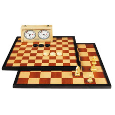 Draughts 10x10 & Chess 8x8 Two In One Medium